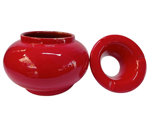 CENICERO ROJO SERGHINI 20 CM-2