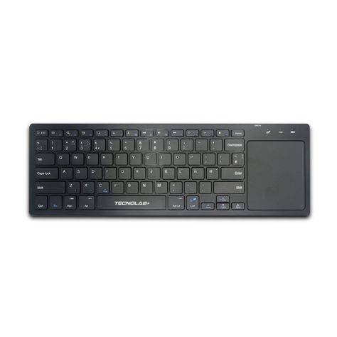 Teclado Inalámbrico Bluetooth Touchpad Tecnolab-0