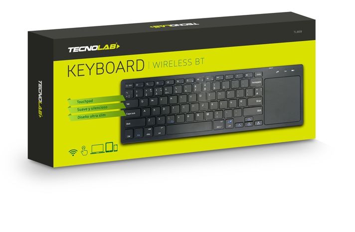 Teclado Inalámbrico Bluetooth Touchpad Tecnolab-1