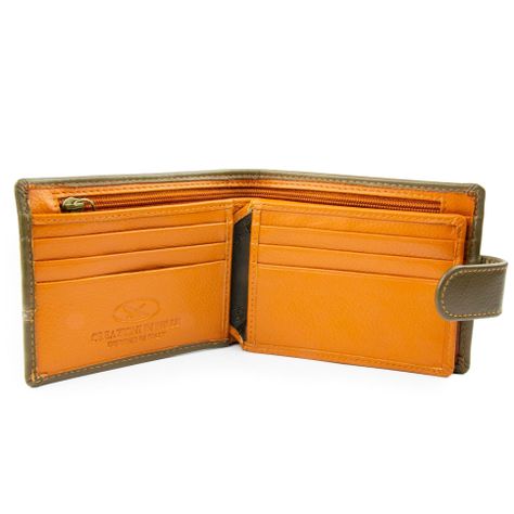 Billetera de hombre Capri 988 Oliva Gino Rodinis-2