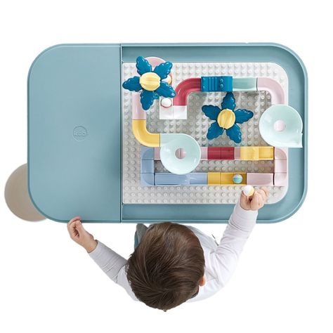 Mesa de Actividades con Tabla para Bloques de construcción-2