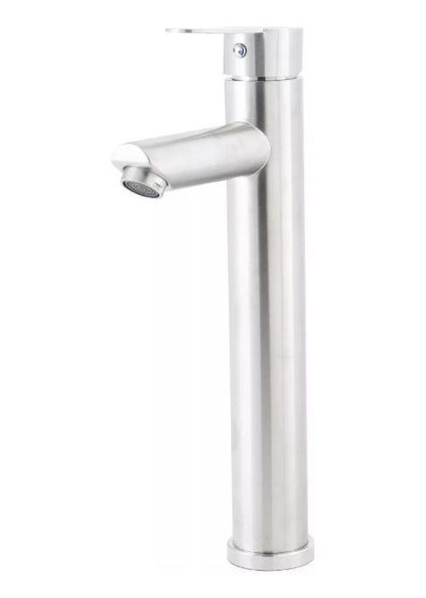 Llave Monomando Lavatorio Modern Alto Inoxidable Taumm-0