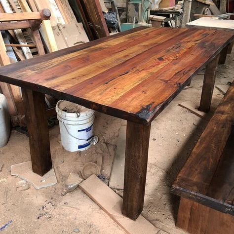 Mesa Comedor Roble Clásica 140x80cm-1