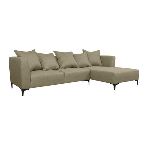Seccional Cordelia Felpa Beige-1