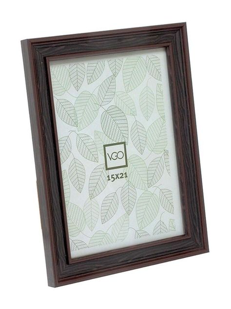 Marco simil madera combinado Caoba 20x25 cm-0