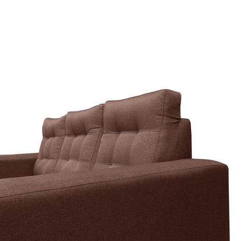 Seccional Antu Chenille Tipo Lino Cafe 3 Cuerpos-2