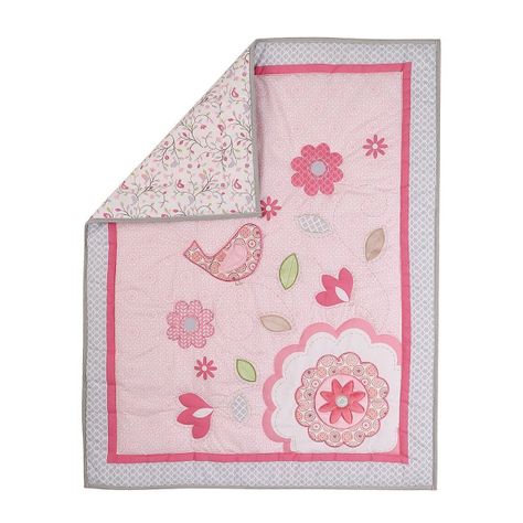 SET ROPA DE CUNA 4 PIEZAS FLOWERS-5