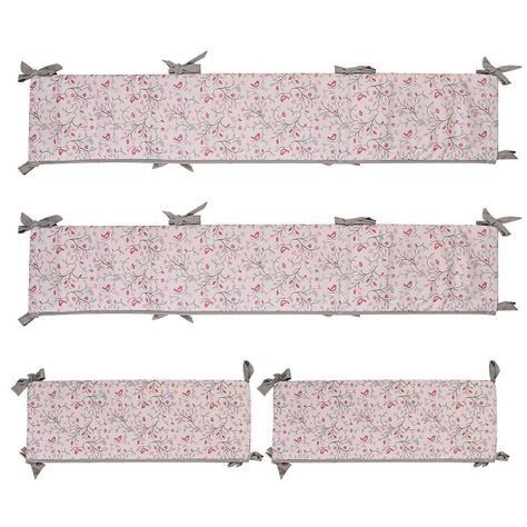 SET ROPA DE CUNA 4 PIEZAS FLOWERS-3