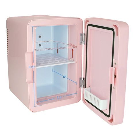 Mini Refrigerador Portátil Skincare LED Touch Malú-0