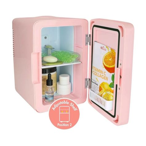 Mini Refrigerador Portátil Skincare LED Touch Malú-4