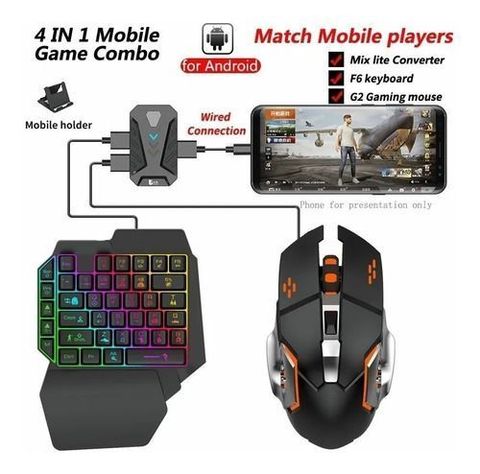 Convertidor De Teclado Y Mouse Para Juegos Móviles-1