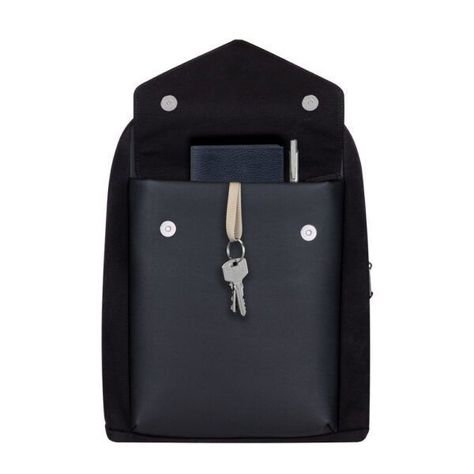 Mochila 14" Cardiff Negra Rivacase-2