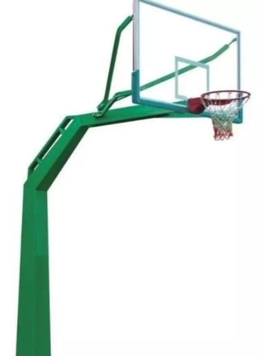 Torre Basquetbol Fijo Acero Tablero Vidrio Templado Pro-0