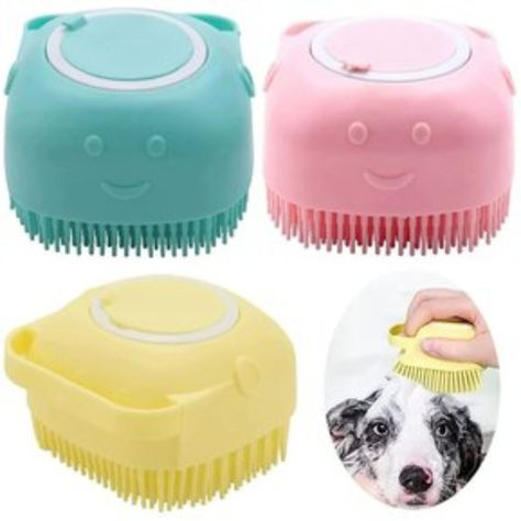 Cepillo De Baño Masajeador Shampoo Cepillo Silicon-2