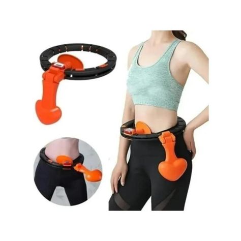 ARO INTELIGENTE HULA HOOP FITNNESS PARA ADELGAZAR - NARANJA-2