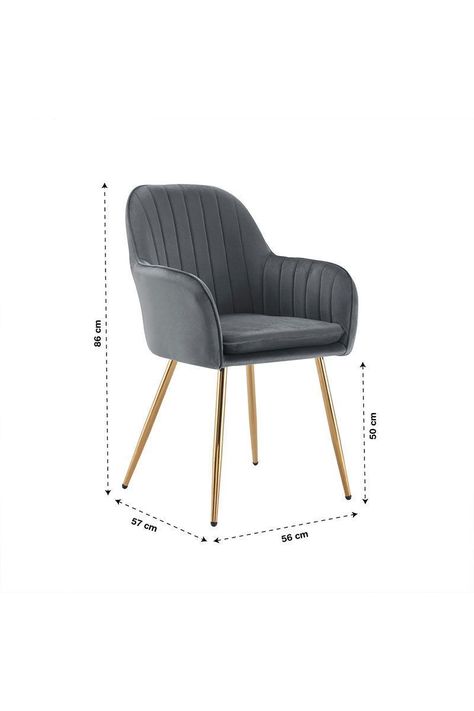 Pack 2 Sillas de Comedor Sitial Alessandro Gris-2