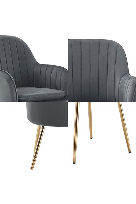 Pack 2 Sillas de Comedor Sitial Alessandro Gris-4