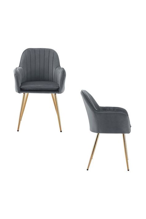Pack 2 Sillas de Comedor Sitial Alessandro Gris-3