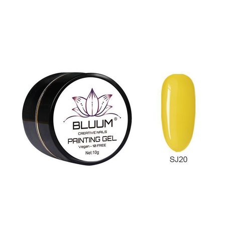 Gel Paint Profesional Bluum 10g Amarillo-0