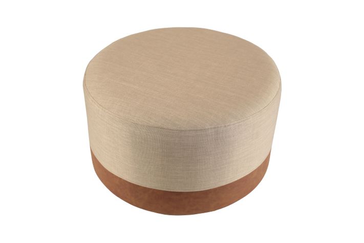LOW POUF REDONDO BEIGE UBUNTU-1