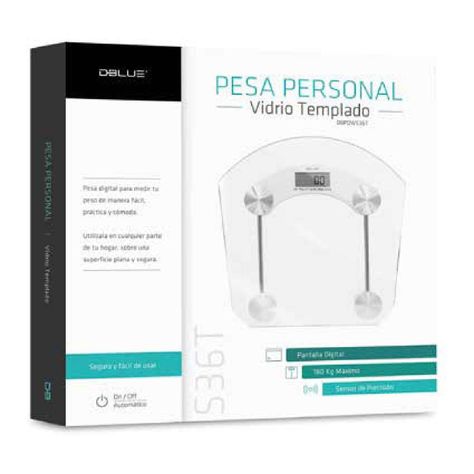 Pesa Balanza Digital de Baño 180kg Dblue-1