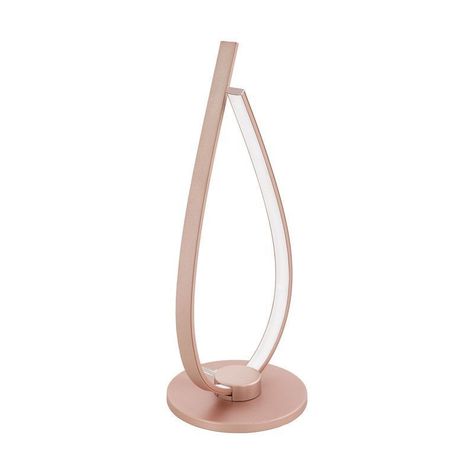 LAMPARA DE SOBREMESA PALOZZA ROSADO LED 8,8W 1X14W COD.97364-0