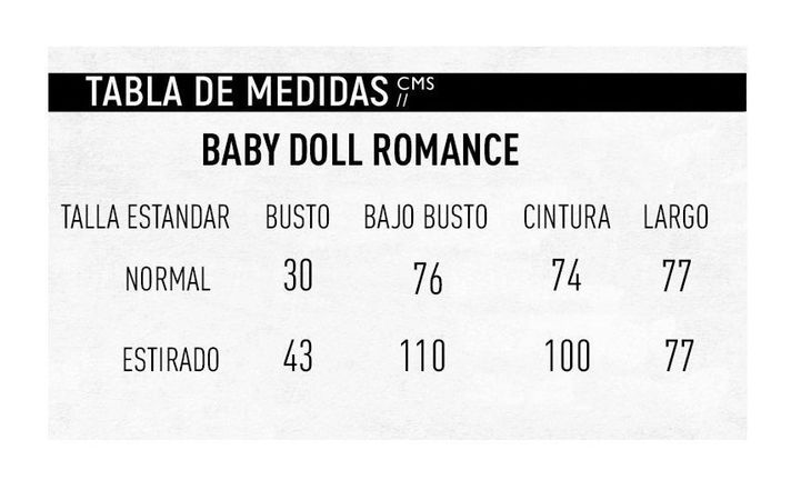 Baby Doll Romance Negro-4