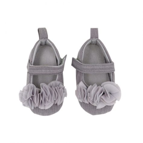 Set de zapatos y cintillo para bebes zapatillas lazos Plateado 1213-1-0