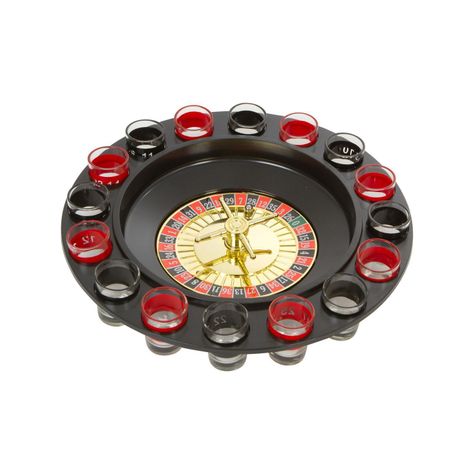 Juego de Mesa Ruleta Casino Chupistica Con Vasitos para Alcohol-0