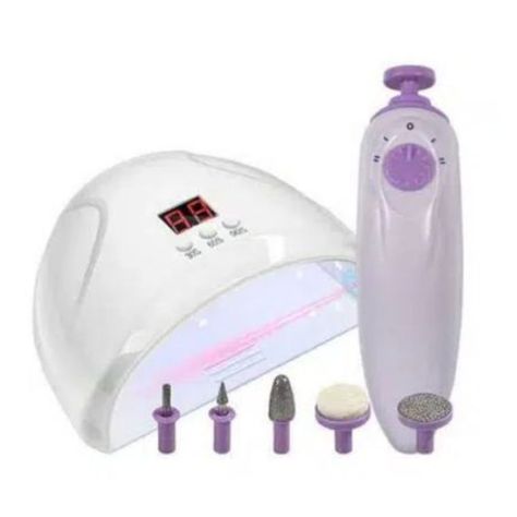 Kit 2 en 1 Manicura Lampara y Set Limpieza-2