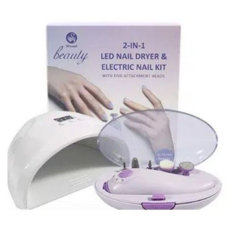Kit 2 en 1 Manicura Lampara y Set Limpieza-3