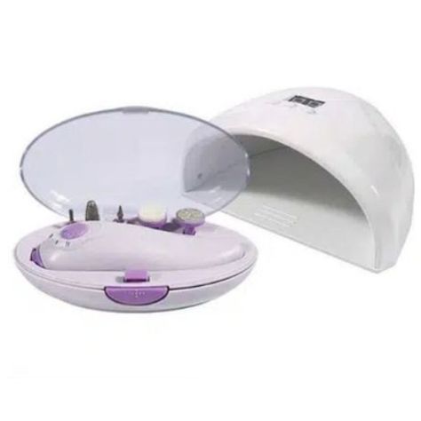 Kit 2 en 1 Manicura Lampara y Set Limpieza-0