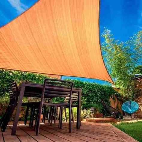 Vela Sombra Triangular de 3 × 3 × 3 m color Beige-3