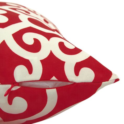 Cojin  Mas Funda Decorativa Palais Rojo 45x45 Cm-2