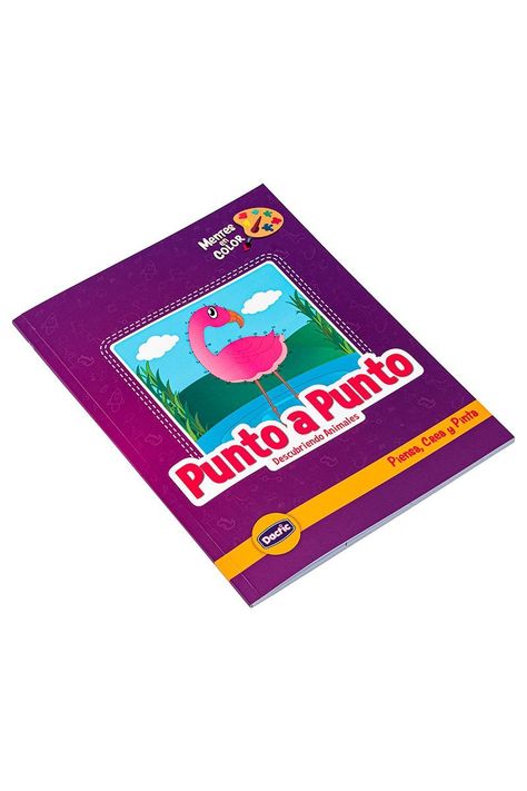 LIBRO PUNTO A PUNTO ANIMALES PARA COLOREAR-0