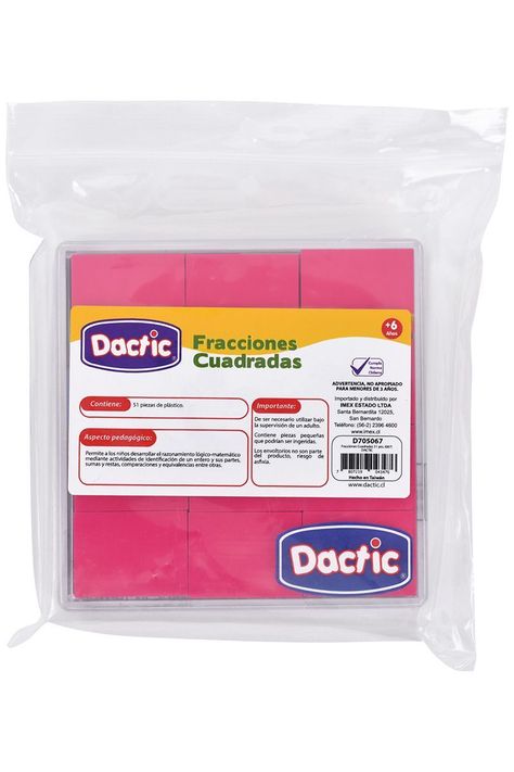 SET FRACCIÓN CUADRADA DECIMAL 51 PZS-2