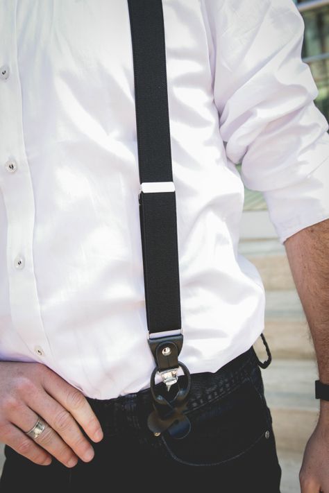 Suspensor hombre negro doble ajuste.-2
