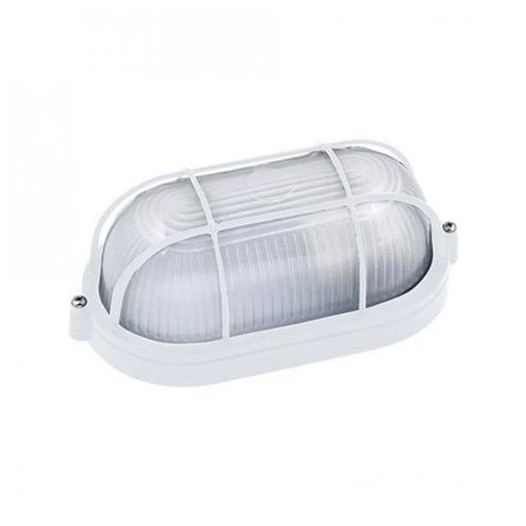 Foco Tortuga Porta E-27 Con Rejilla Exterior Blanco-2