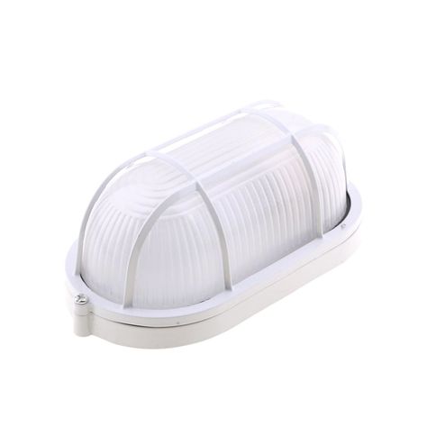 Foco Tortuga Porta E-27 Con Rejilla Exterior Blanco-3