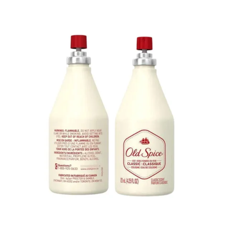 Colonia Classic Old Spice Cologne 125ml - Pack x2-1