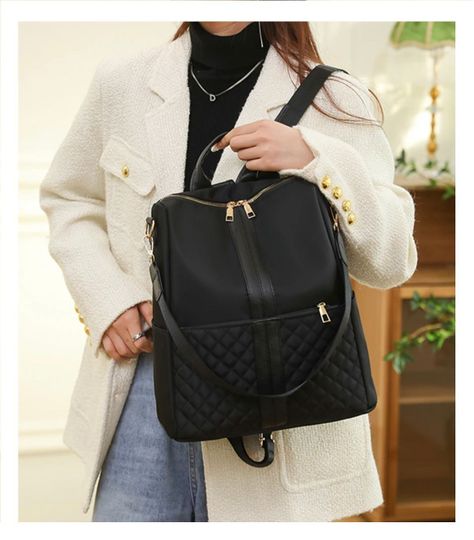 Mochila Antirrobo Impermeable Para Mujer Juvenil-3