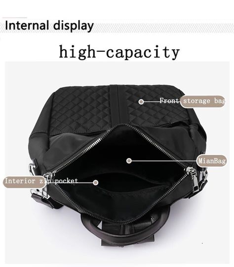 Mochila Antirrobo Impermeable Para Mujer Juvenil-6
