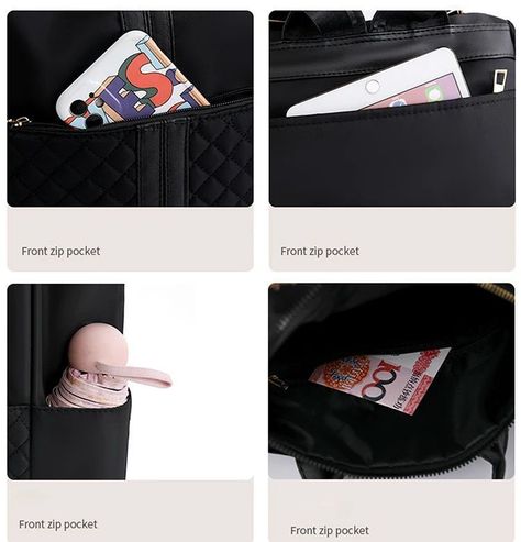 Mochila Antirrobo Impermeable Para Mujer Juvenil-5