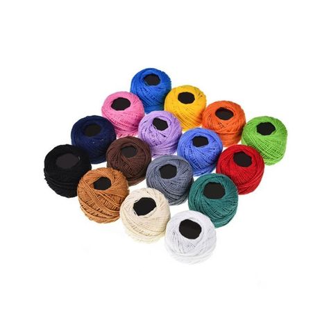 Pack De 16 Hilos Perle Para Bordado-0