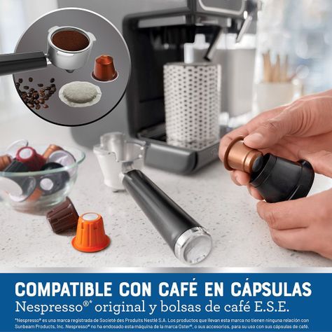 Cafetera Oster® PrimaLatte™ Touch BVSTEM6801M-5