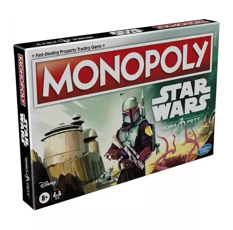 Monopoly Star Wars Boba Fett - En Español - Juego de Mesa-0