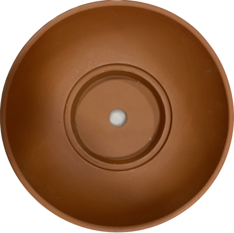 Centro de Mesa Rustico, esmaltado ceramico, verde-trento, 32cm x 12cm (incluye su plato-1