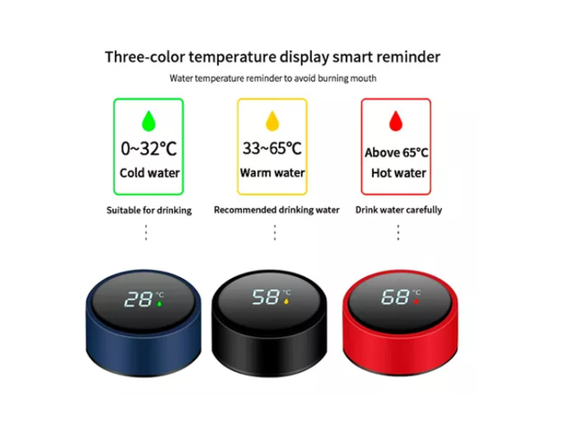 Termo Inteligente Digital Con Medidor De Temperatura 500ml-2