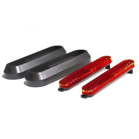 Tapas Laterales Trasera Scooter Xiaomi Pro 2 / 1S Rojo-3