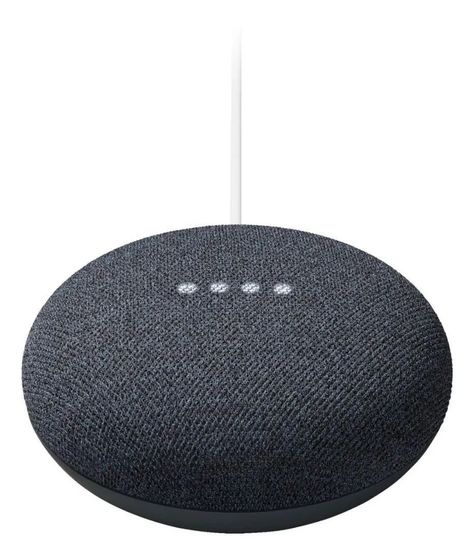 Google Nest Mini 2nd Gen con asistente virtual Google Assistant charcoal 110V/220V-0